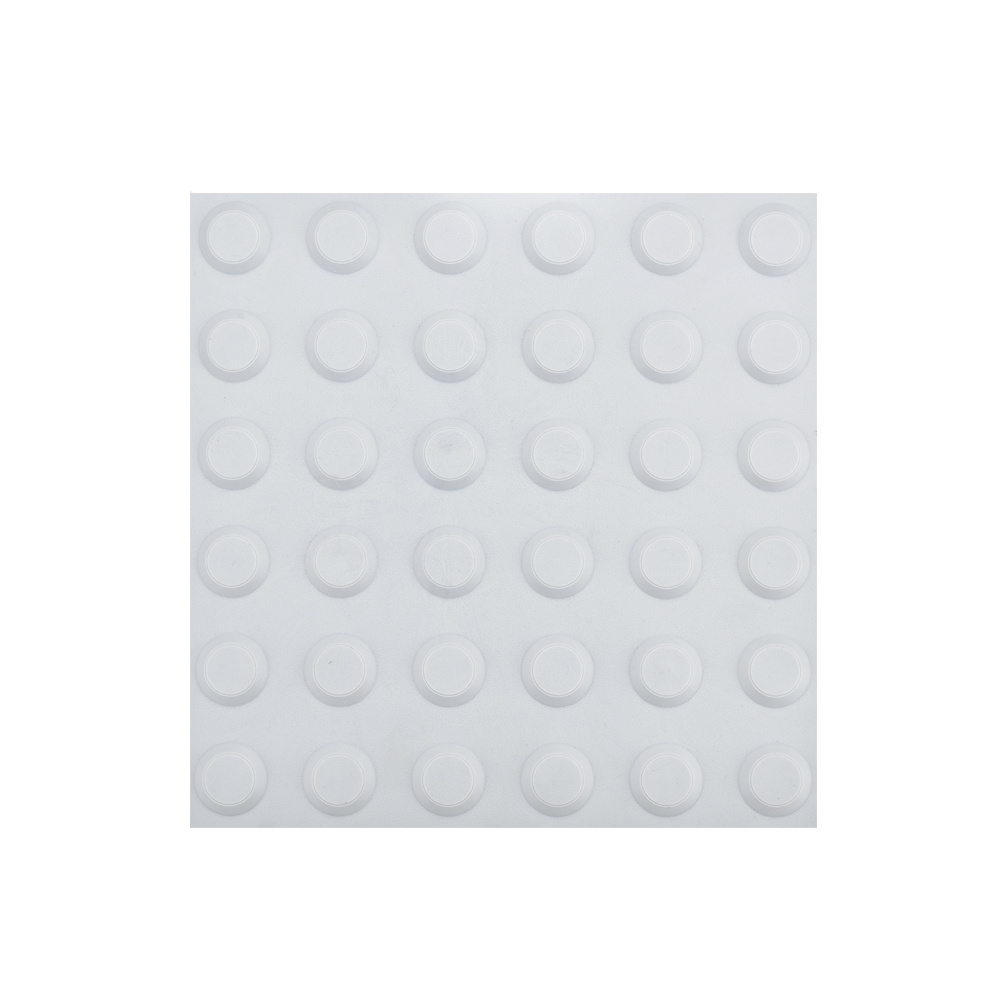 Poliuretano Plástico PU PVC Advertencia Tapetes de azulejos táctiles Placa antideslizante de 300✖300 mm RY-BP501